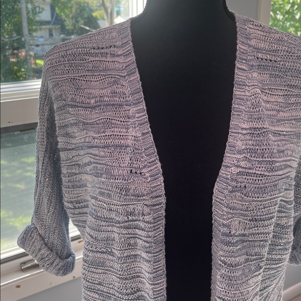 Nic+Zoe Knit Cardigan Sweater S